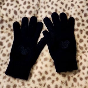 Disney knit ladies' gloves in Navy